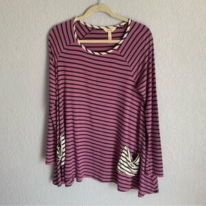 Matilda Jane No Limitation Striped Long Sleeves Tunic